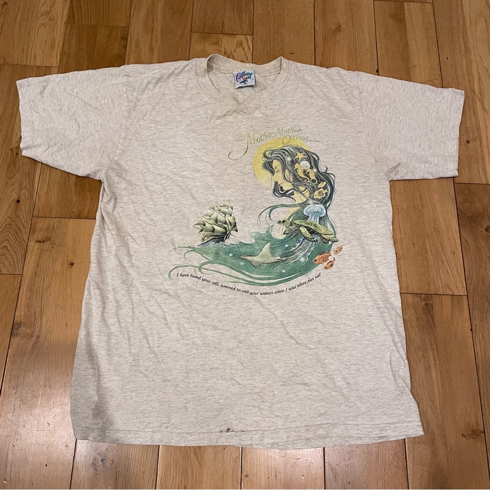 VTG Caribbean Soul Jimmy Buffett 'Mother Mother Ocean'  Large T Shirt